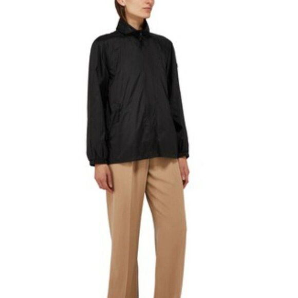 MAXMARA Weekend coat over womans Size Medium Hooded Black - Picture 10 of 11